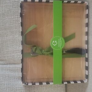 Monogram "F" Cheese Board & Spreader New